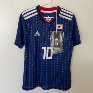 Adidas Toddler Sized Japan National Soccer Team Official Jersey Kit Brand New